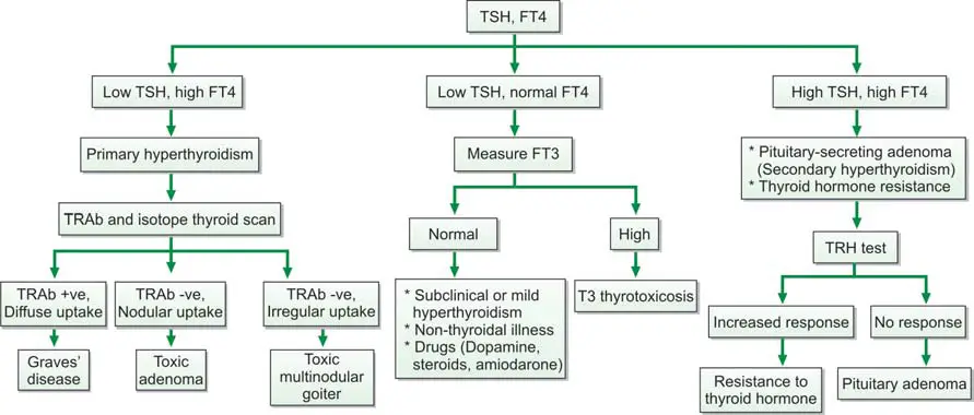 Evaluation of hyperthyroidism