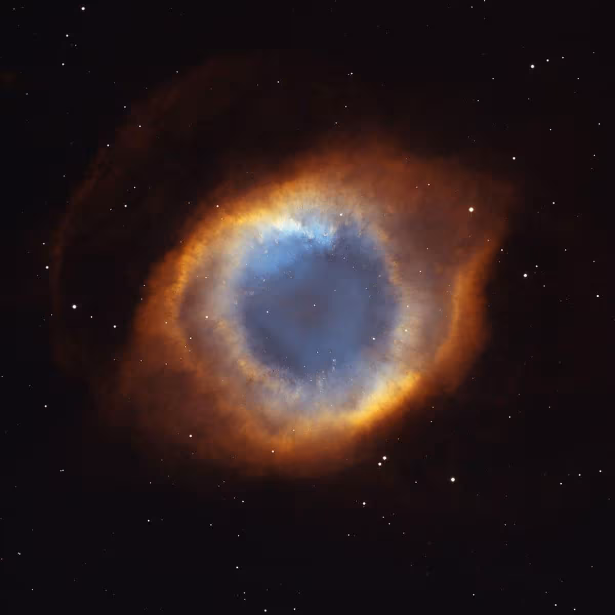 A Detailed Hubble Portrait Of The Helix Nebula’s Complex Gaseous Structures.