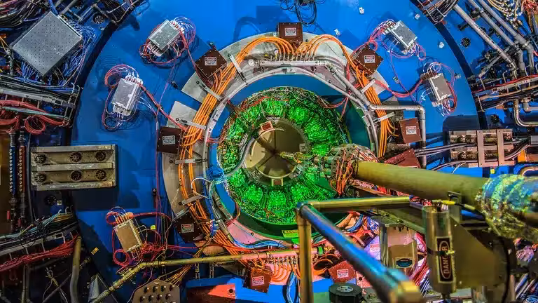 The Star Detector At Rhic Examines Conditions Soon After The Big Bang.