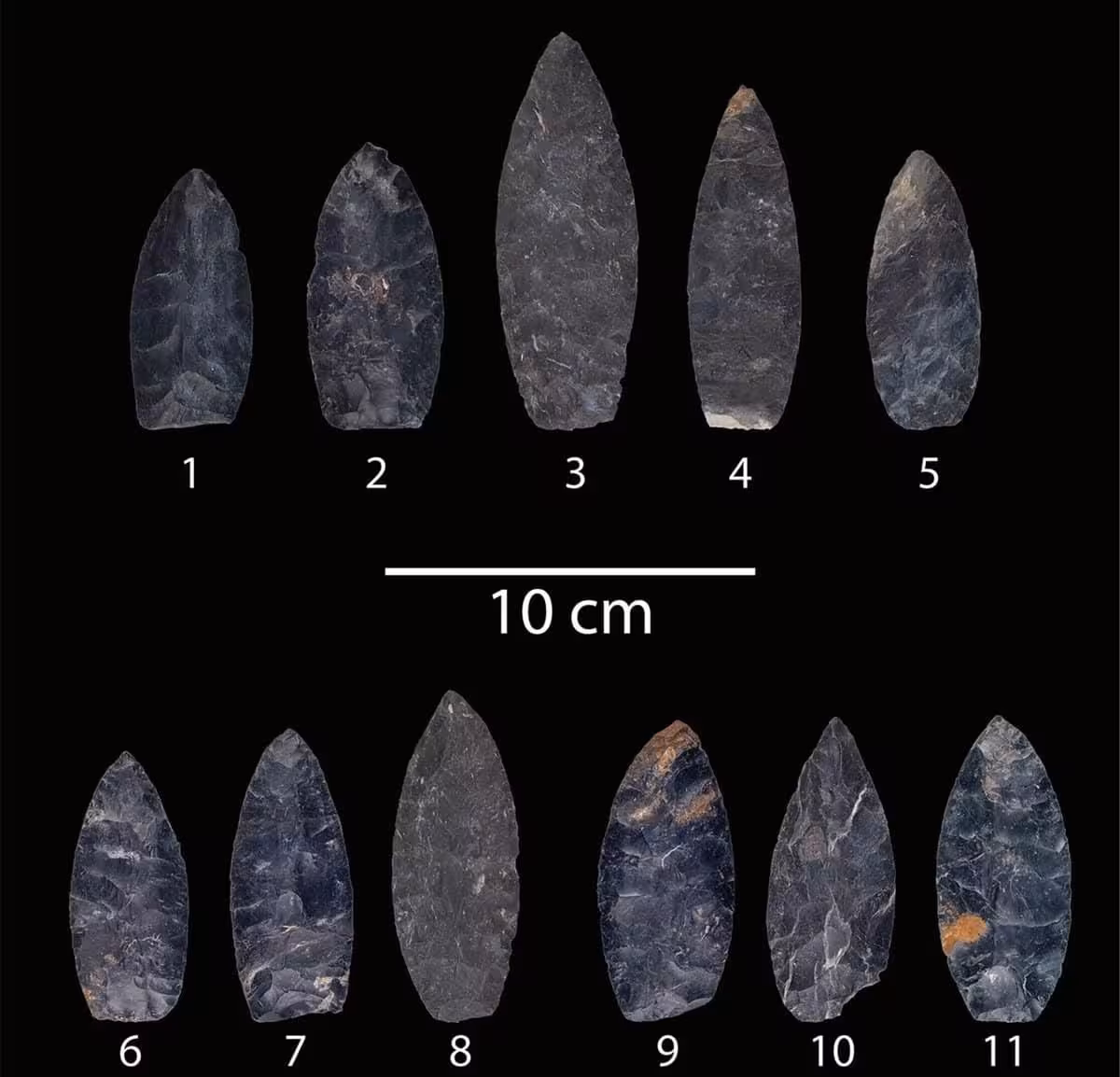 Ancient Stone Tools From The Joshua Cache Discovery.