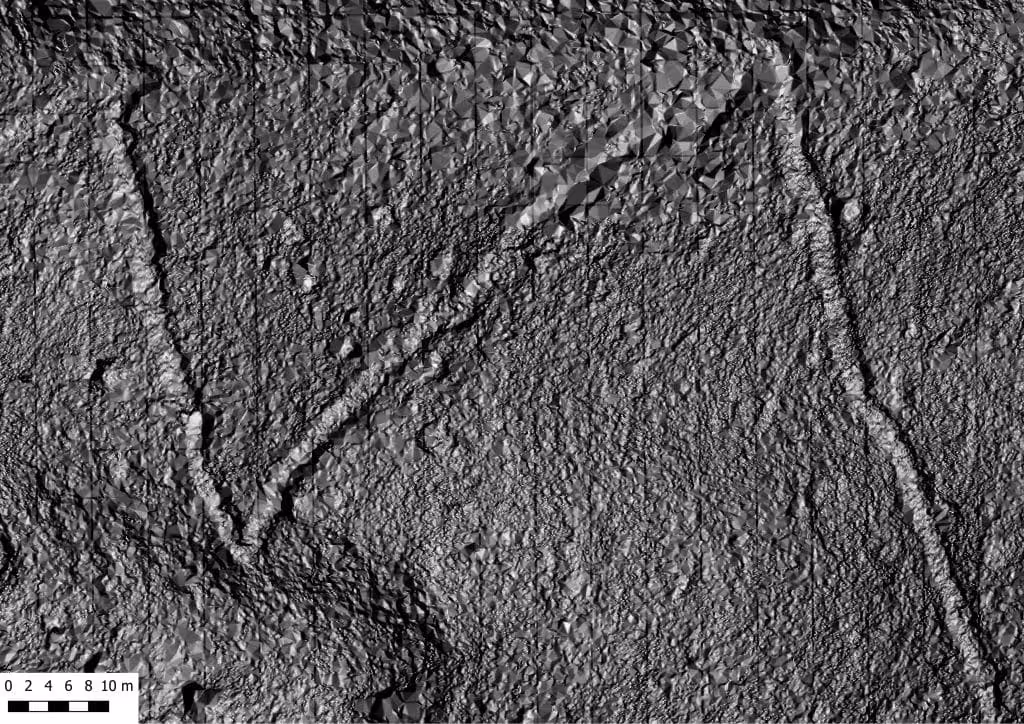 Lidar Imagery Reveals Traces Of An Ancient Road Hidden Beneath Dense Vegetation Near Machu Picchu.