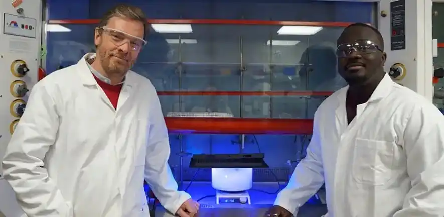 Erwin Reisner (left) And Kay Kwarteng (right), Members Of The Cambridge Team That Developed The Plastic To Hydrogen Process.