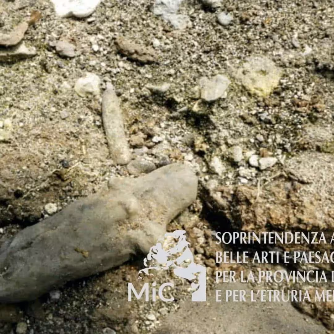 Underwater View Of The Ancient Clay Figurine Lying On The Lakebed