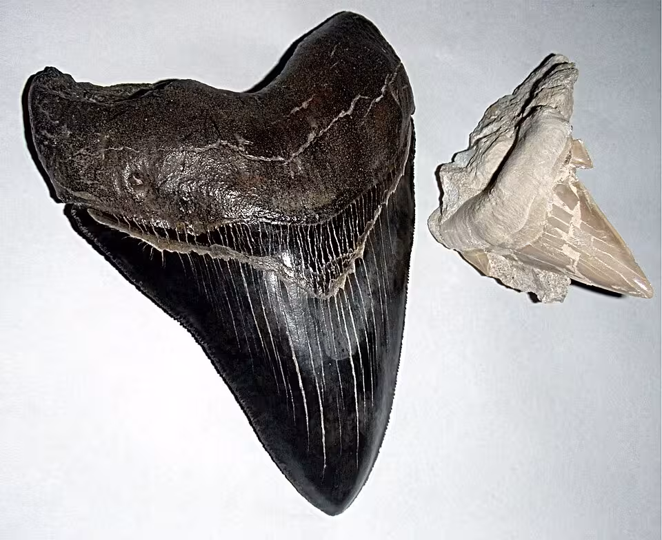 Fossil Shark Teeth Darkened By Minerals, Similar To Those Found On The Rio Grande Rise