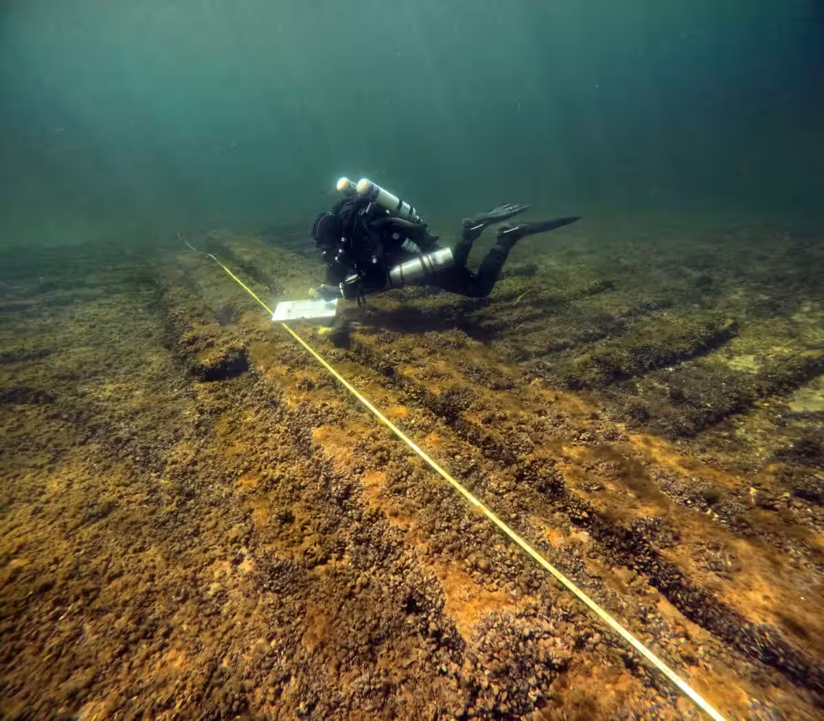 An Archaeologist Documents The Wreck Of The G.l. Newman