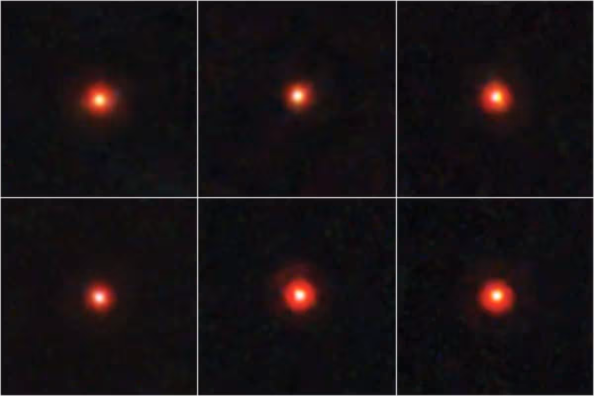 Six Compact, Reddish Objects Observed By The James Webb Space Telescope