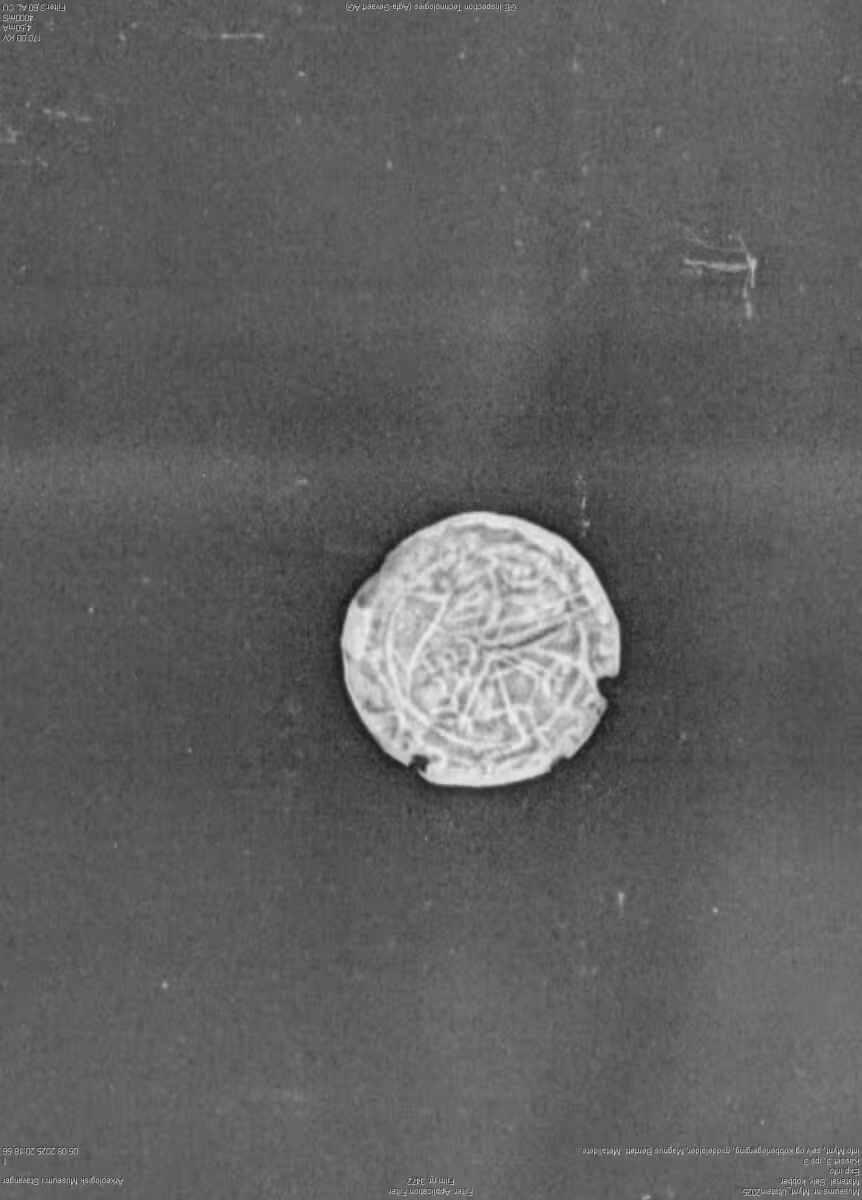 A Griffin Visible On An X Ray Of The Coin