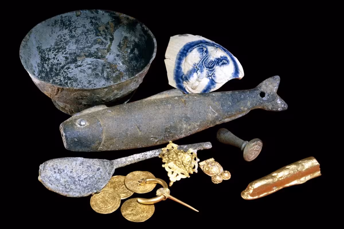 Other Recovered Artifacts Include A Pewter Bowl And Spoon