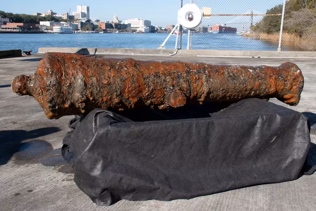 Cannon recovered from Savannah River in 2022