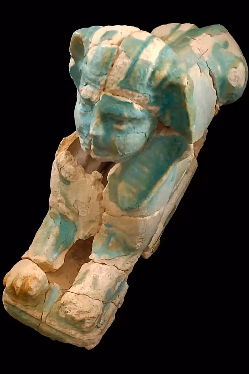 The Recently Discovered Artifact Is Displayed In The Marina El Alamein Archaeological Site