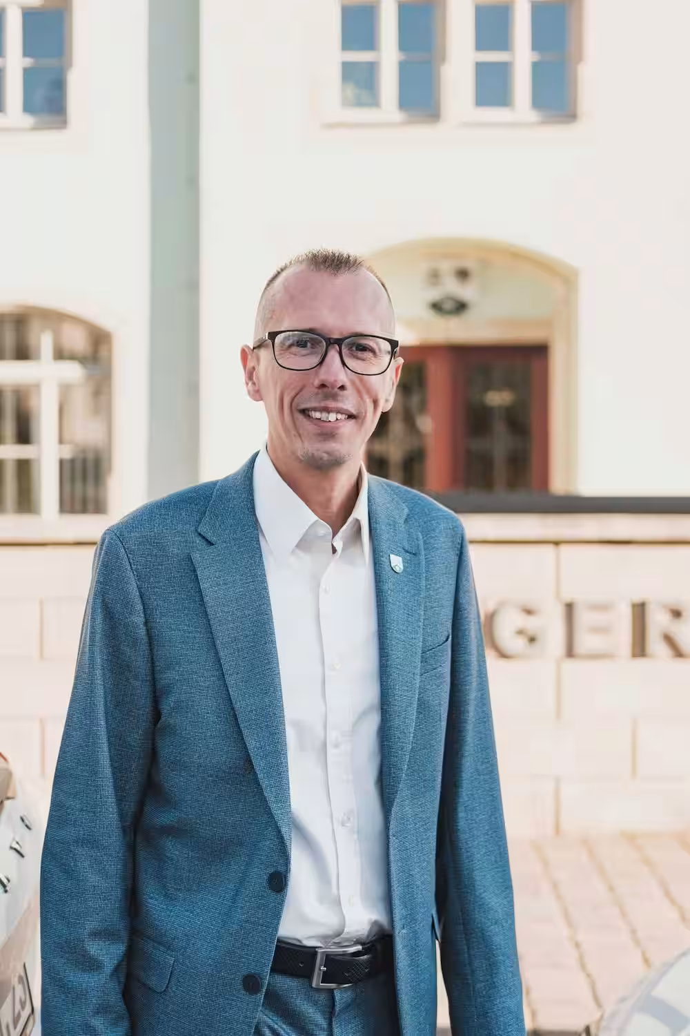 Heiko Wersig, non-partisan mayor of the municipality of Bannewitz.