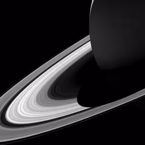 A Stunning View Of Saturn’s Rings Captured By Cassini.