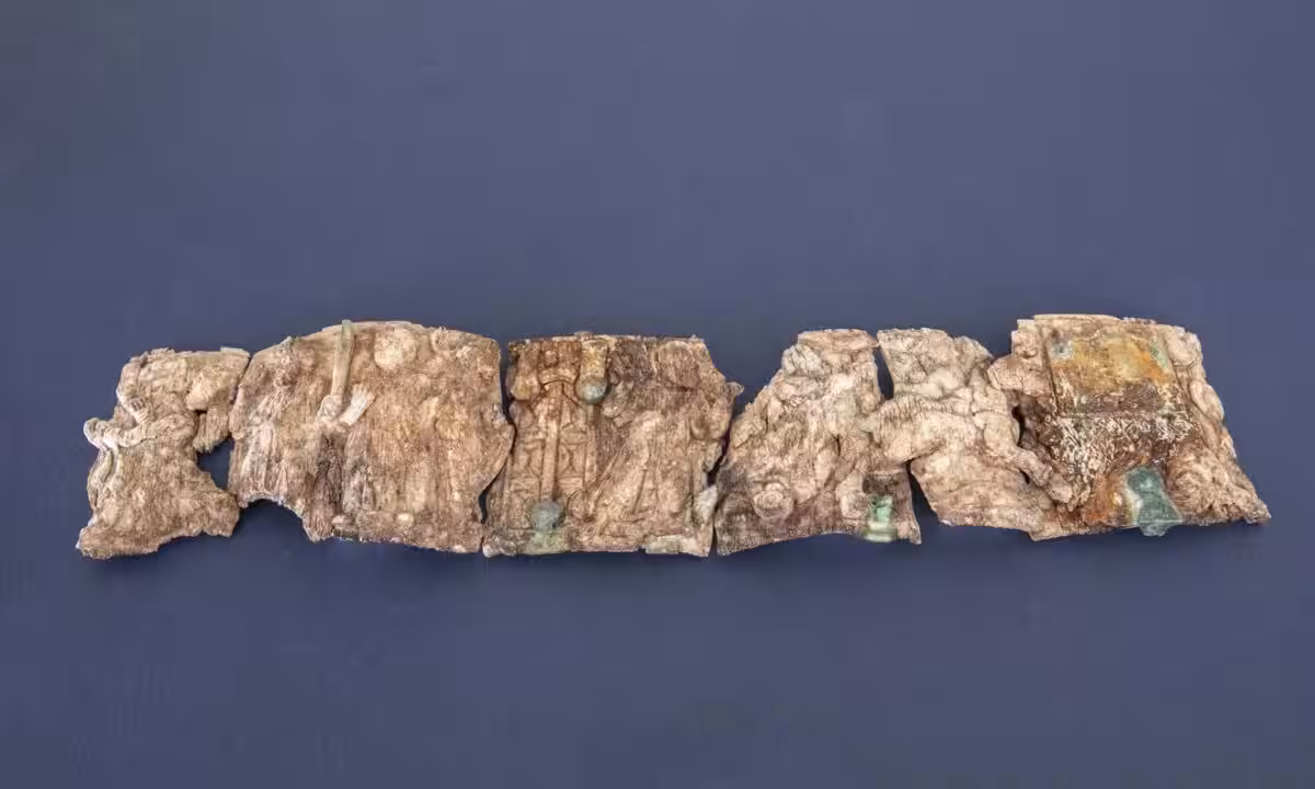 Pieces Of The Rare 1,000 Year Old Ivory Box