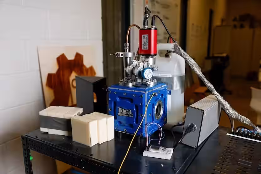 The Nuclear Fusor Built By Aiden Macmillan, Pictured At Launchpad Incubator.
