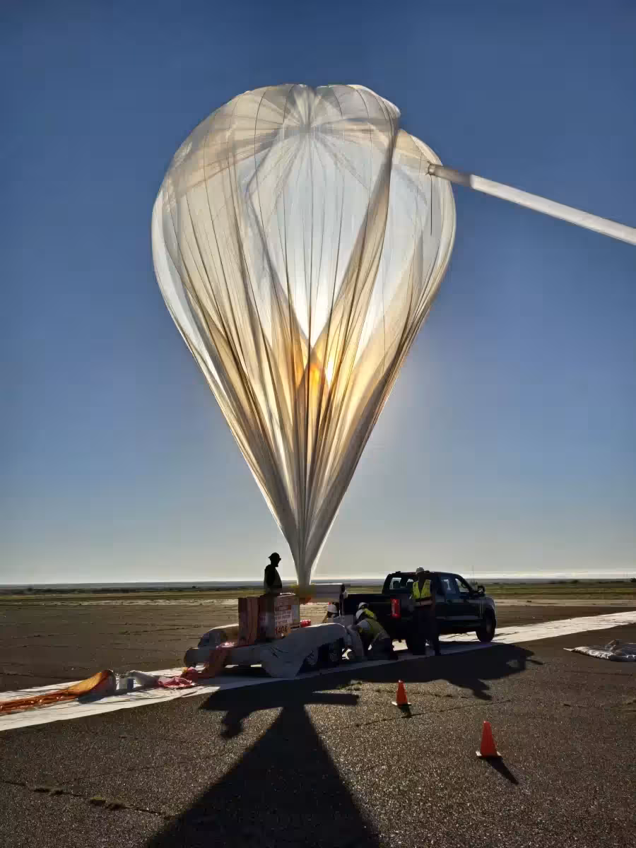Elves Scientific Balloon Nm 9 15 2025 Credit Nasa Patrick Rogers Rotated