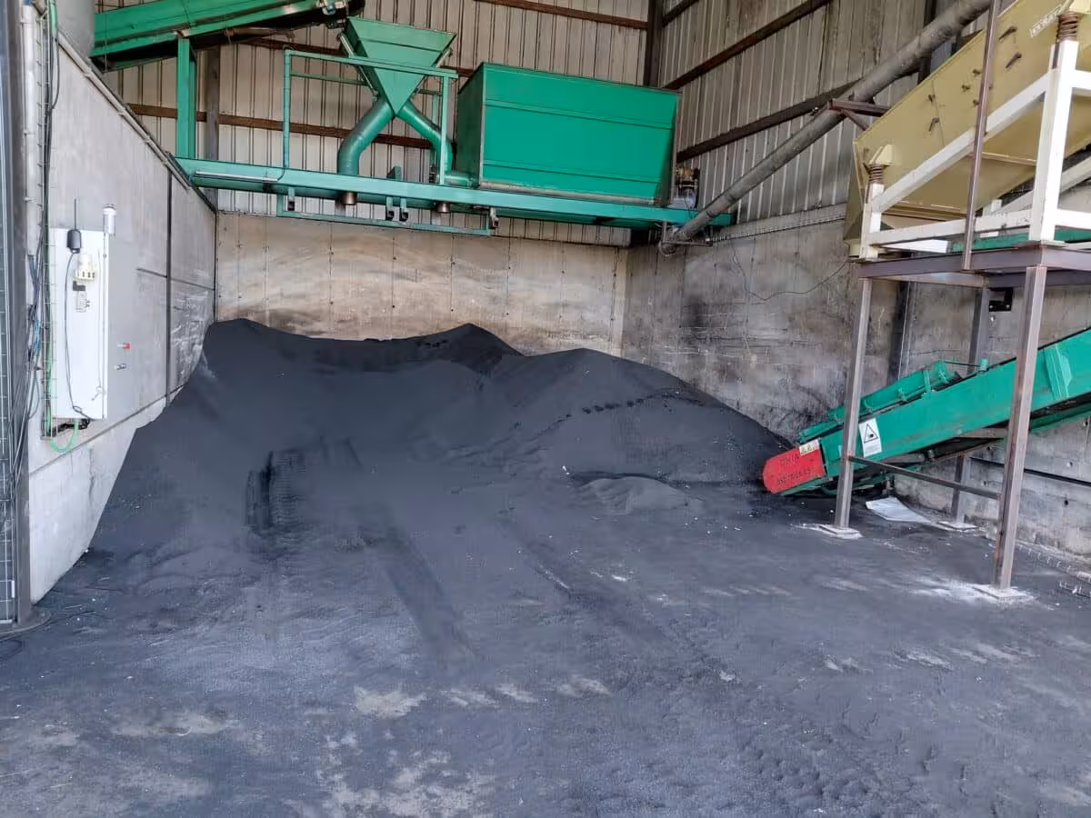 Biochar After Production Through Pyrolysis