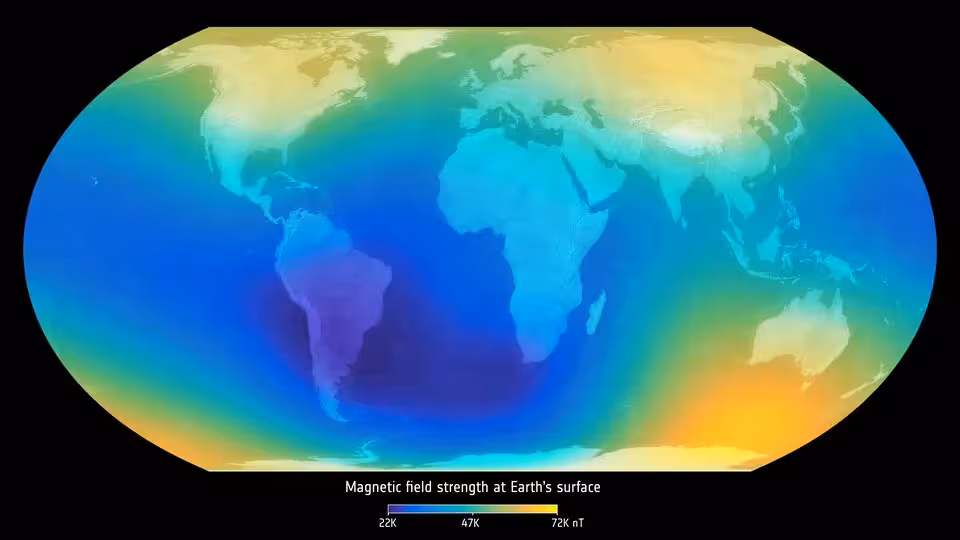 Strength Of The Magnetic Field At Earth S Surface Article