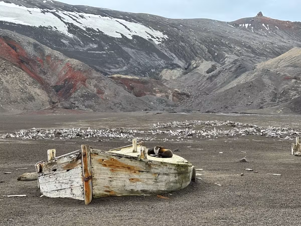 The Volcanic Landscape Of Deception Island