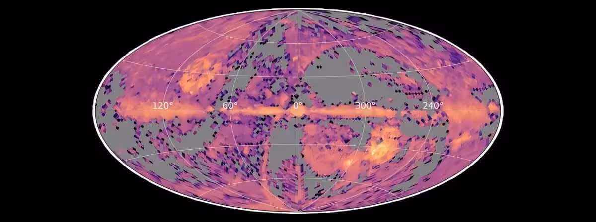 Star Density Map Of The Milky Way From The Mwm Program In Sdss V.