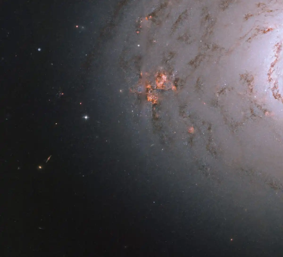 A Close Up Of Galaxy M94.