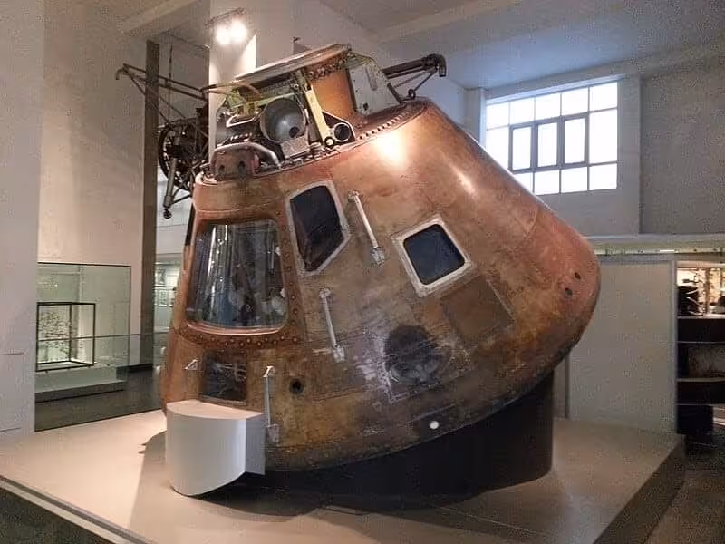 Apollo 10 Mission Control Module, On Display At The Science Museum In London