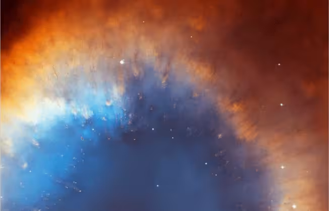 Close Up View Of The Helix Nebula’s Intricate Gas Structures Captured By Hubble.