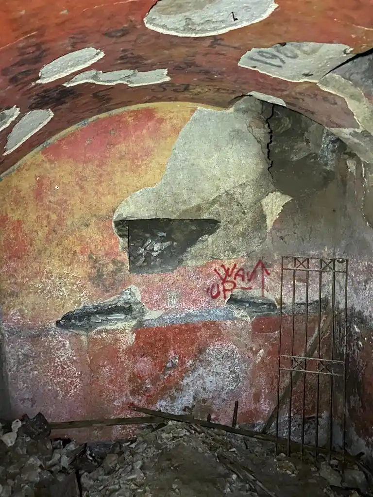 Ancient Wall Paintings Inside The Domus Liceo Cavour