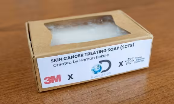 The Skin Cancer Treating Soap (scts) Prototype Developed By Heman Bekele