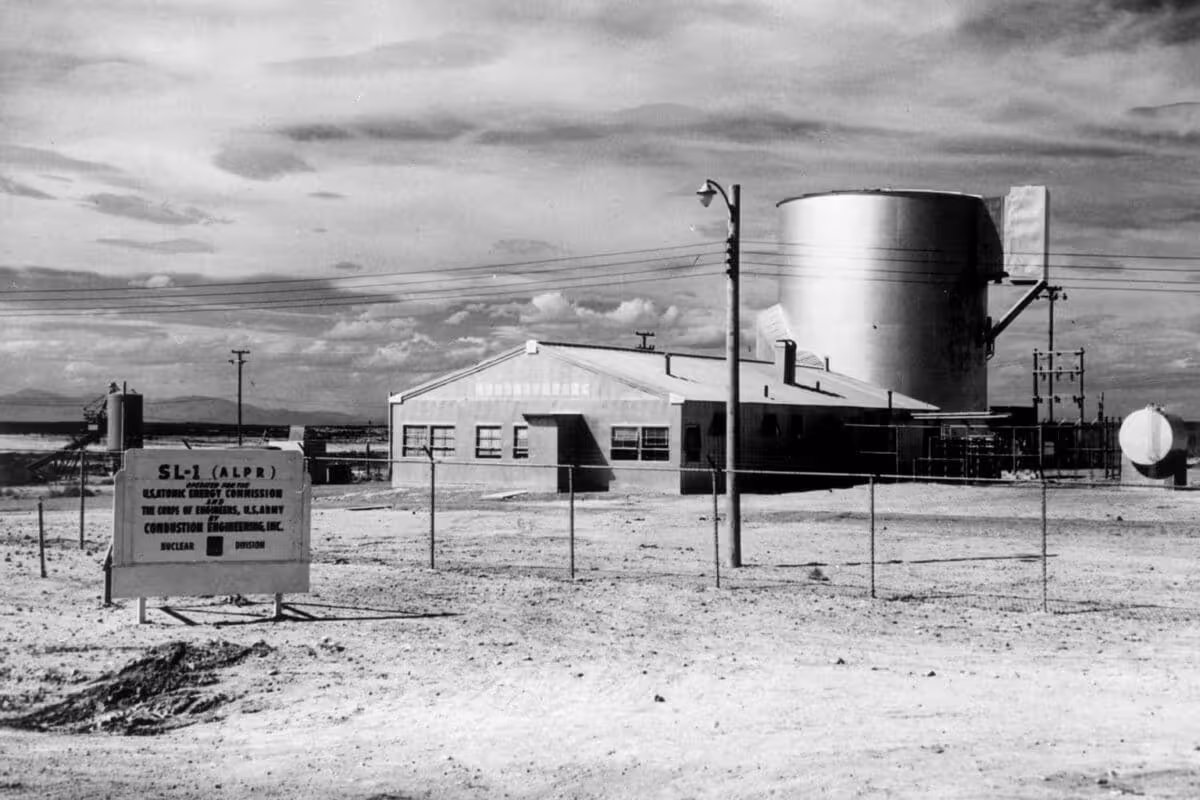 The Us Army’s Sl 1 Nuclear Reactor Outside Of Atomic City