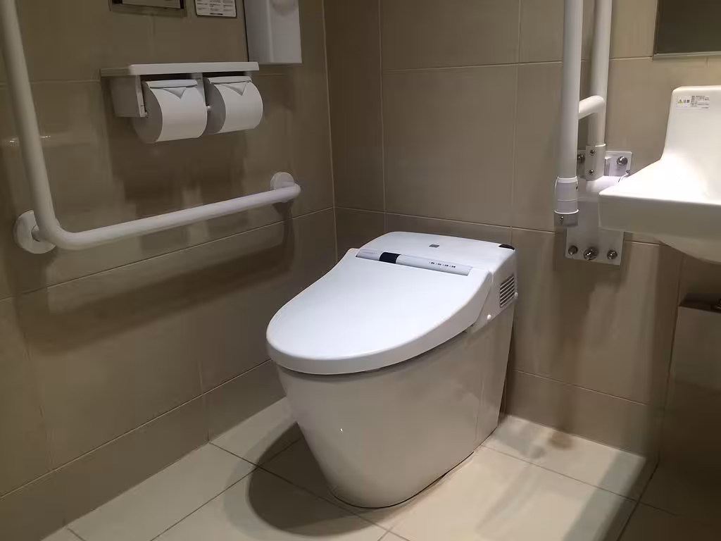 A Typical Washlet In Japan