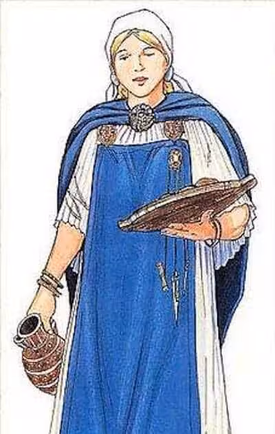 Viking Girl Illustration