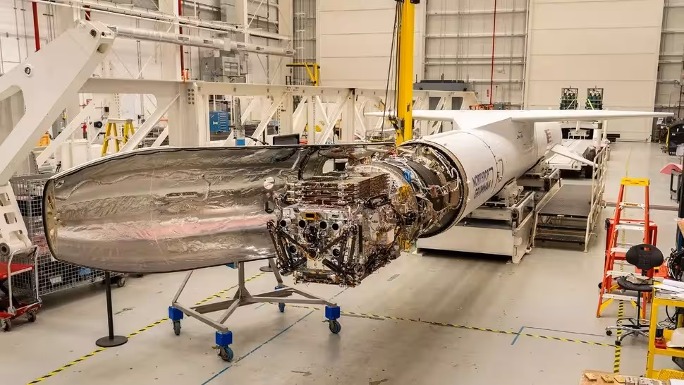Link Prepares For Launch Aboard Pegasus Xl.