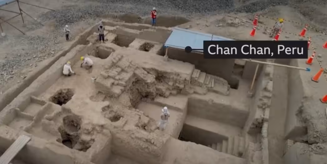 Archaeologists Uncover A 600 Year Old Tomb At Chan Chan, Peru.