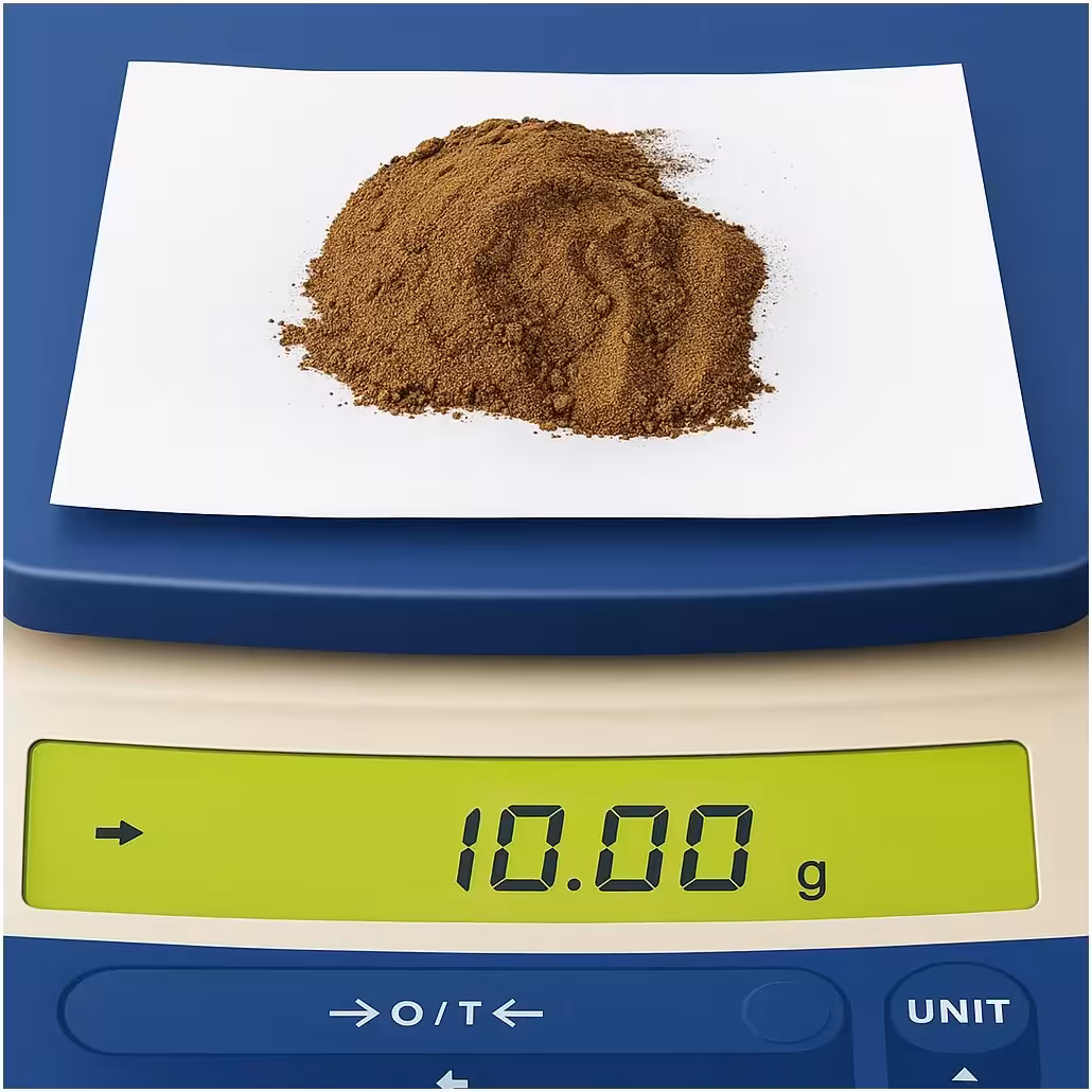 Fig 2: Soil weight measurement.