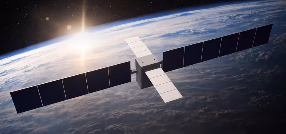An Artist's Vision Of What Orbital's Space Data Center Could Look Like