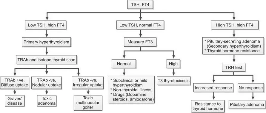 Figure 1195.1 Evaluation of hyperthyroidism