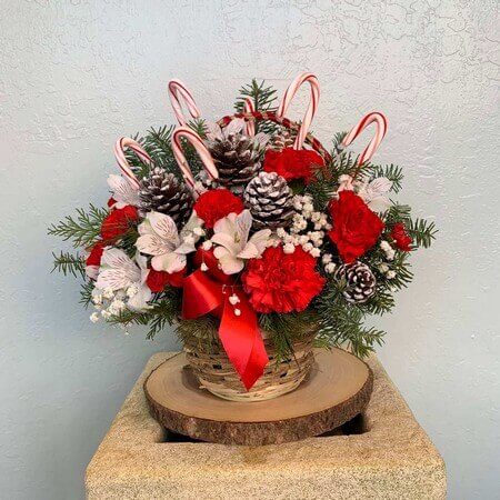 Candy Cane Christmas Bouquet