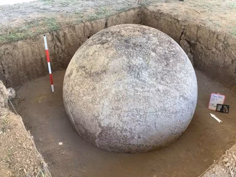 Made From Limestone, Sandstone, Or Gabbro, The Spheres Were Shaped And Polished With Sand.