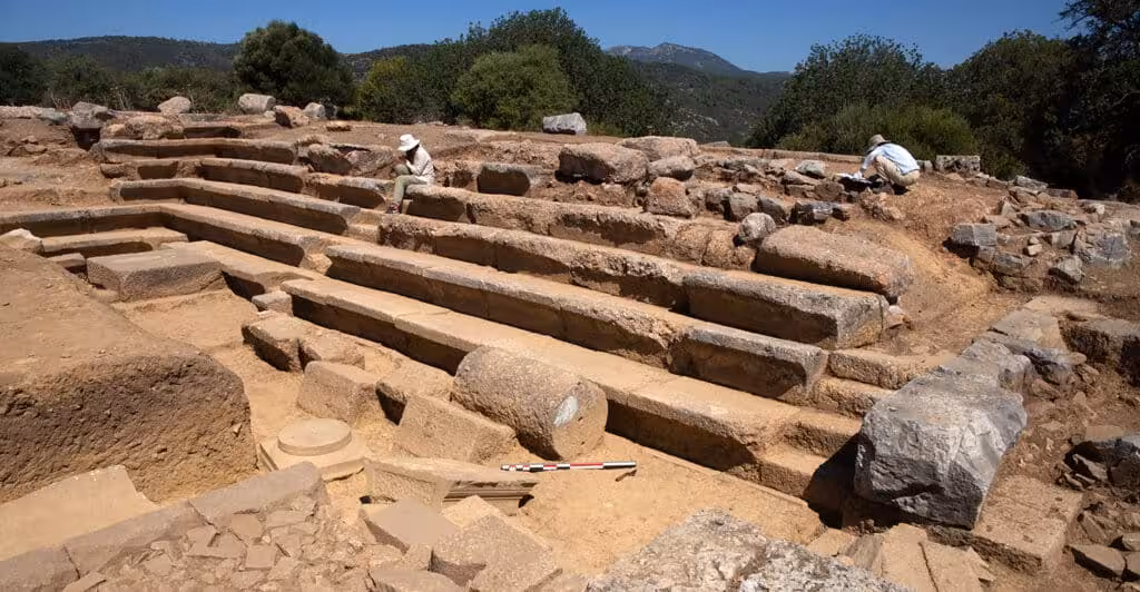 Ancient Notion Excavation Site In Western Turkey.