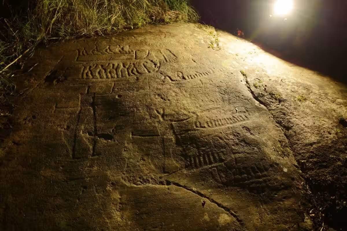 3,000 Year Old Bronze Age Carvings Of Ships And Human Figures Discovered Near Oslo.