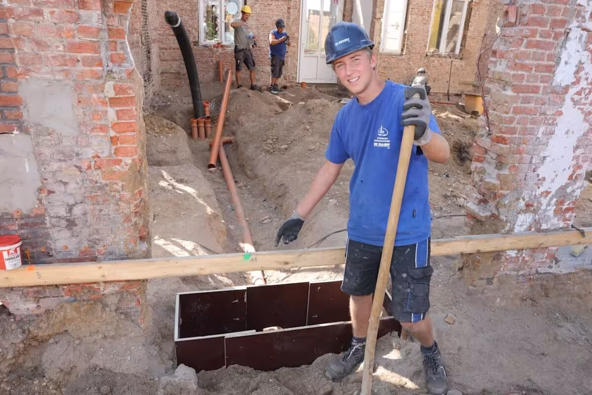 18 Year Old Kobe Shows The Spot Where He And His Colleagues Discovered The Gold Treasure.