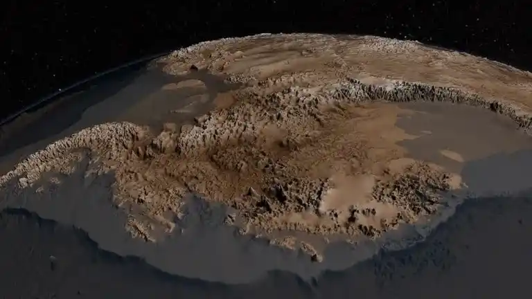 A 2013 Map Of Antarctica's Bedrock Shows Chemicals That Could Sustain Organisms In Lake Vostok.