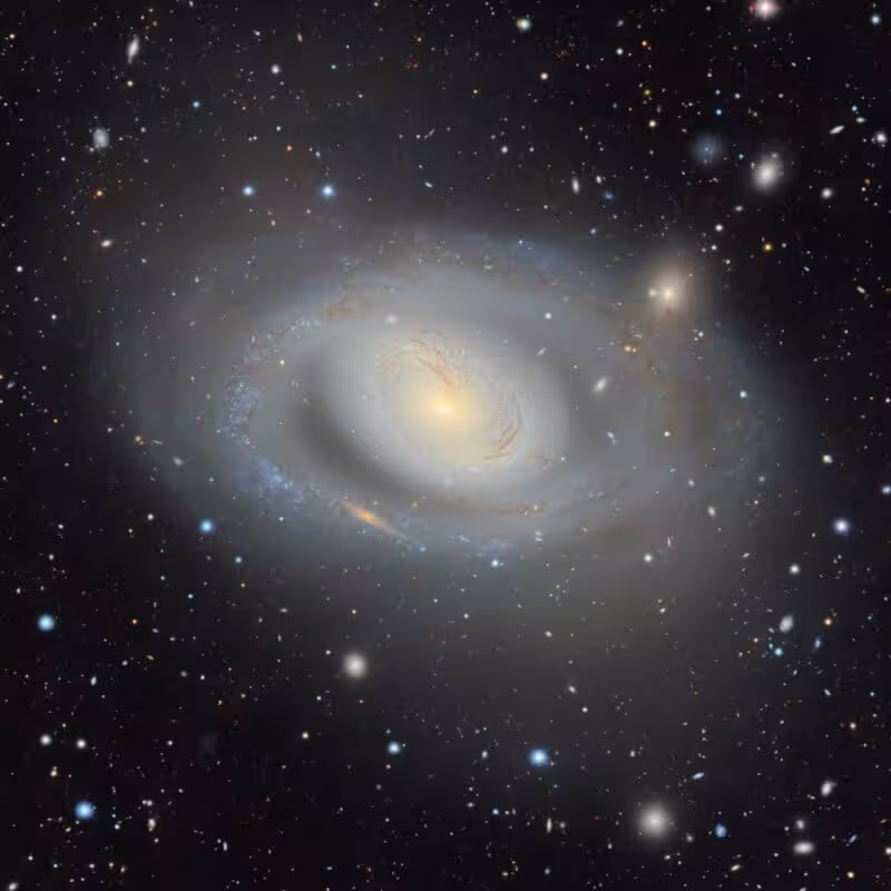 The Catalog Features Messier 96 (ngc 3368), A Spiral Galaxy Captured By The 570 Megapixel Dark Energy Camera.