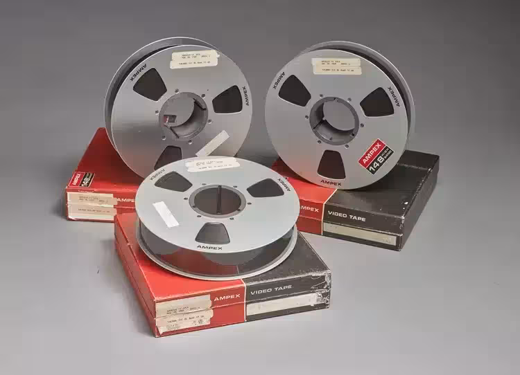 Vintage Magnetic Tapes That Stored Historic Nasa Data.