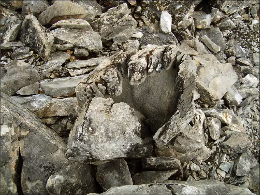 Coarse Sediments On The Slope Of The Patom Cone