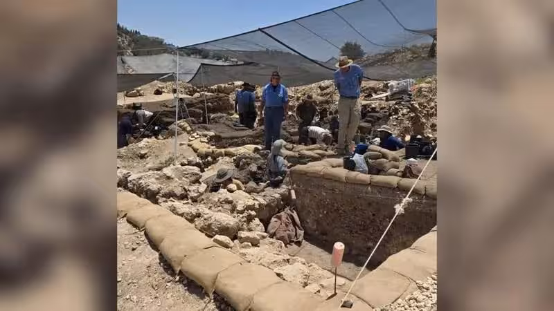 Excavations at biblical Shiloh led to the discovery of three ancient storage jars.