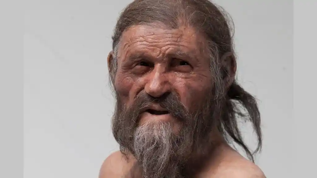 Artist’s Reconstruction Of Ötzi The Iceman.