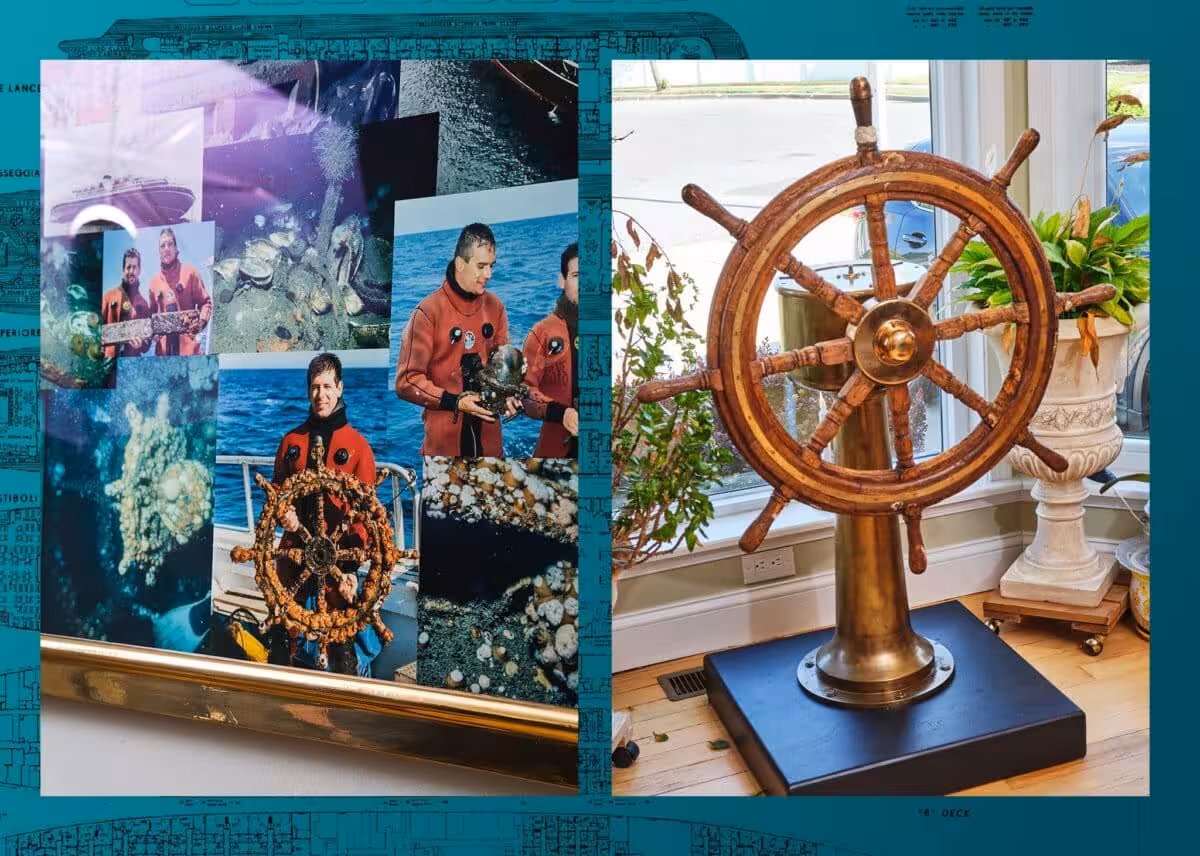Tom Packer’s Personal Collection Of Photographs Documenting His Dives To The Wreck