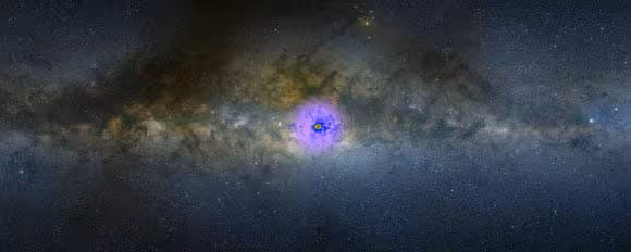 Visible And Gamma Ray Views Of The Milky Way From Nasa’s Fermi Telescope.