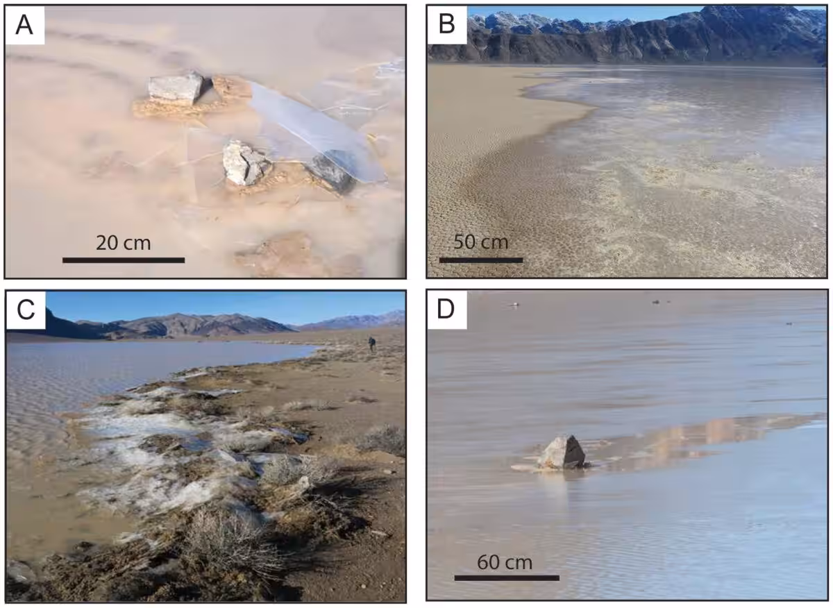 Formation And Movement Conditions Of The Sailing Stones At Racetrack Playa In Death Valley National Park
